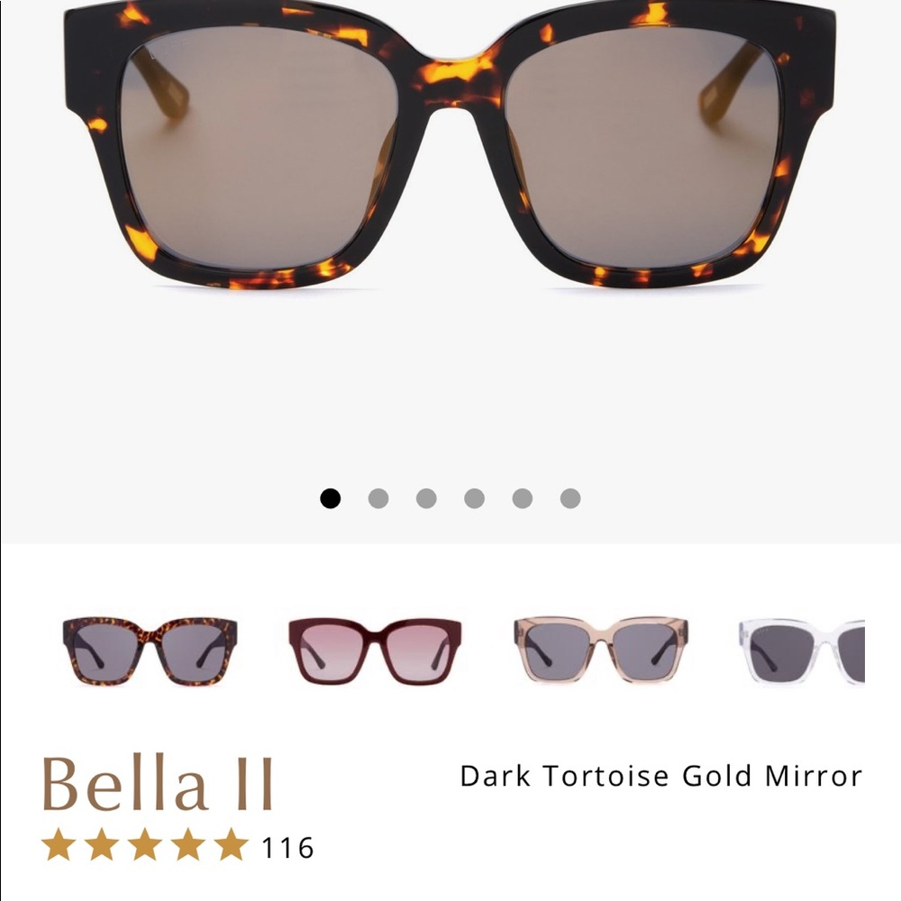 New DIFF sun glasses